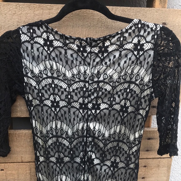 🌸 Lace black dress - Picture 6 of 8